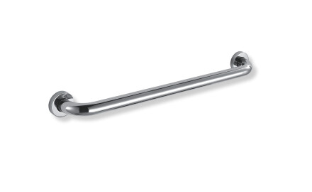 Tukikaide vammaisille, Ø32, suora, STANDARD – 60 cm / kiillotettu ruostumaton teräs