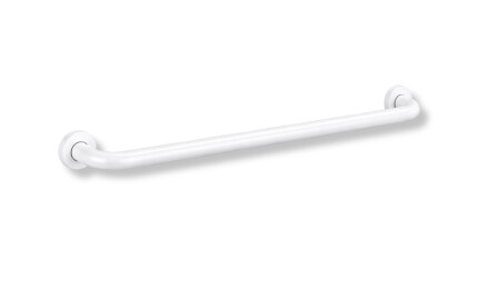 Tukikaide liikuntarajoitteisille, Ø32, suora, STANDARD – 80 cm / ruostumaton teräs, mattavalkoinen