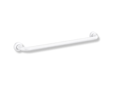 Tukikaide liikuntarajoitteisille, Ø32, suora, STANDARD – 80 cm / ruostumaton teräs, mattavalkoinen