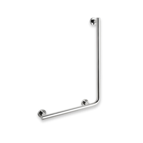 Tukikaide vammaisille Ø32 STANDARD tyyppi L, 55 x 77 vasen / kiillotettu ruostumaton teräs #1