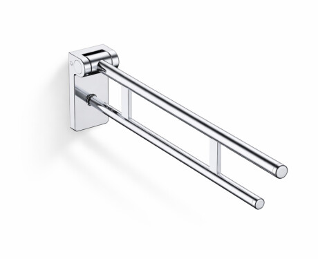 Vammaisille tarkoitettu tukikaide, halkaisija 32, kallistuva, PREMIUM - 80 cm / kiillotettu ruostumaton teräs