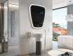 Epäsäännöllinen peili kylpyhuoneen LED SMART Z222 Google #9