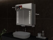 Smart Kylpyhuoneen Peilikaappi LED - L55 Sarah 66,5 x 72cm #3