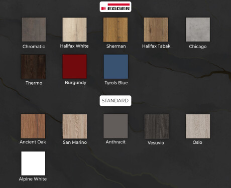 Kylpyhuonekaappi LED-peilillä L02 Emily 66,5 x 72 cm, Oslo-tammen värissä #3