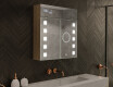 Kylpyhuoneen Peilikaappi LED - L03 Emily 66,5 x 72cm #1