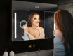 Kylpyhuoneen Peilikaappi LED - L02 Emily 100 x 72cm #9