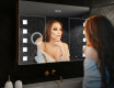 Kylpyhuoneen Peilikaappi LED - L03 Emily 100 x 72cm #9
