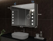 Kylpyhuoneen Peilikaappi LED - L06 Emily 100 x 72cm #2