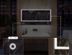 Kylpyhuonekaappi LED-valoilla Lily - 2-ovinen 100 x 72,5cm #6