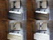 Kylpyhuoneen Peilikaappi LED - Lisa 100 x 70cm #4