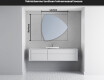 Epäsäännöllisen muotoinen LED-kylpyhuonepeili T221 #3