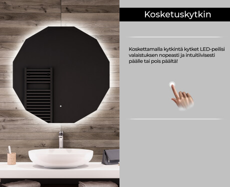 Kylpyhuoneen Peili Led-valoilla L112 #7