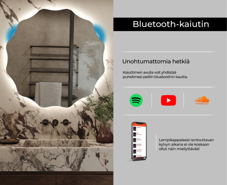 Kylpyhuoneen Peili Led-valoilla L192 #9