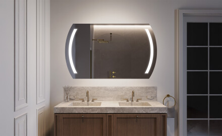 Kylpyhuoneen Peili Led-valoilla L67