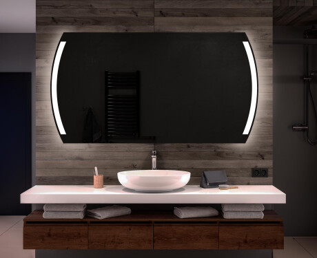 Kylpyhuoneen Peili Led-valoilla L68