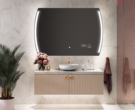 Kylpyhuoneen Peili Led-valoilla L68 #9