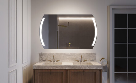 Kylpyhuoneen Peili Led-valoilla L68