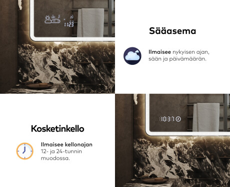 Kylpyhuoneen Peili Led-valoilla L141 #7