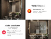 Kylpyhuoneen Peili Led-valoilla L142 #5