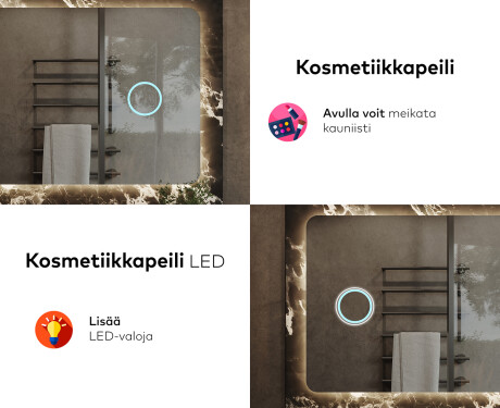 Kylpyhuoneen Peili Led-valoilla L142 #8