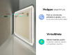 Kylpyhuoneen Peili Led-valoilla L148 #10