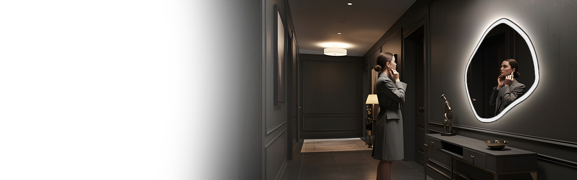 Epäsäännölliset LED-peilit